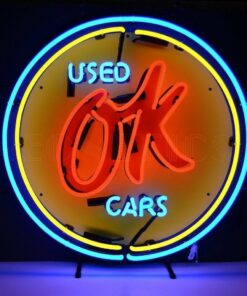 Chevrolet Chevy OK Used Cars Neon Sign