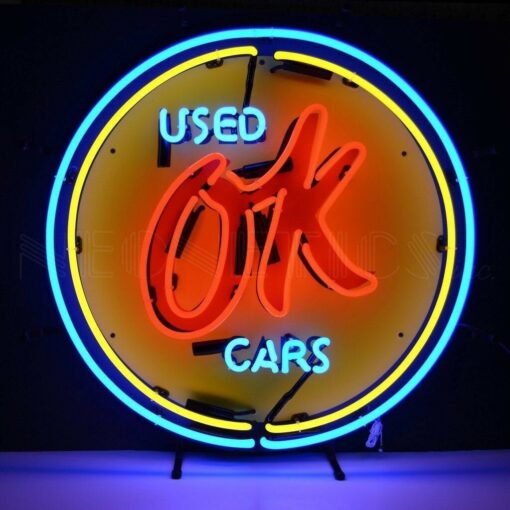 Chevrolet Chevy OK Used Cars Neon Sign