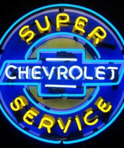 Neonetics 5CHEVYB | Chevrolet Super Service Neon Sign