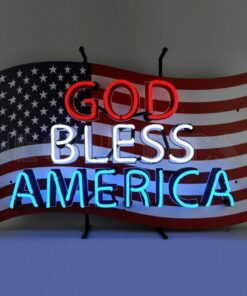 God Bless America Neon Sign