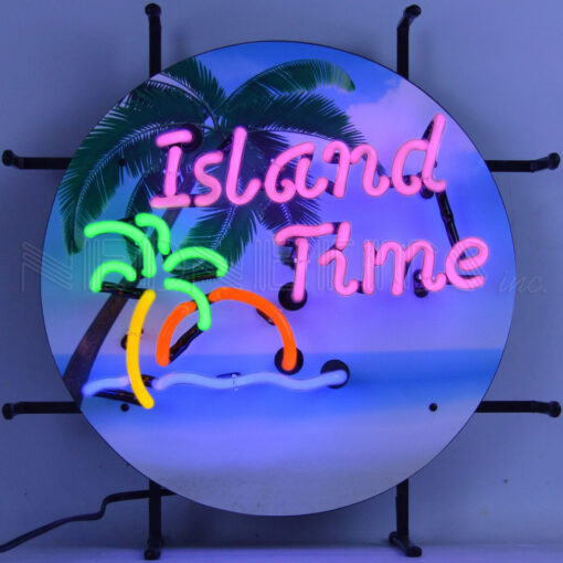 Island Time Neon Sign