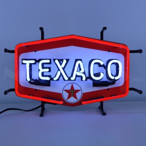 Texaco Hexagon Neon Sign