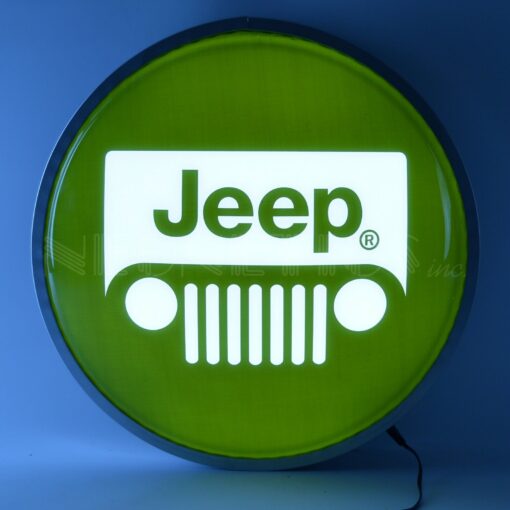 Jeep Backlit Neon Sign