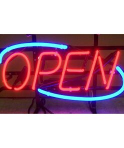 Open Oval Neon Sign