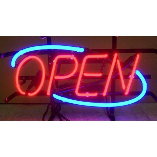 Open Oval Neon Sign