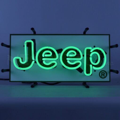 Jeep Green Neon Sign