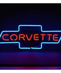 Chevrolet Corvette Bowtie Neon Sign